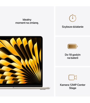 MacBook Air 15" M4 16 GB / 512 GB - Kolor Północ (Midnight) | Cena i Specyfikacja