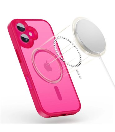 Etui Tech-Protect MagMat MagSafe na iPhone 16 - Różowe