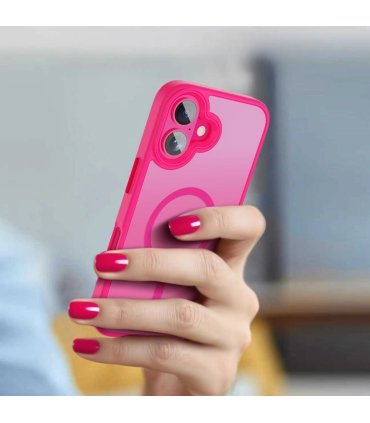 Etui Tech-Protect MagMat MagSafe na iPhone 16 - Różowe