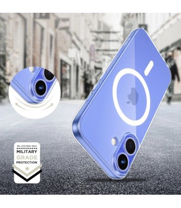 Etui Tech-Protect FlexAir Hybrid MagSafe na iPhone 16 - Przezroczyste