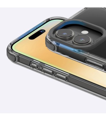 Etui silikonowe AMAZINGTHING Omni Mag Case do iPhone 16 - Czarne