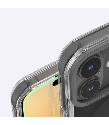 Etui silikonowe AMAZINGTHING Omni Mag Case do iPhone 16 - Czarne