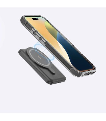 Etui silikonowe AMAZINGTHING Omni Mag Case do iPhone 16 - Czarne