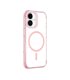Etui silikonowe AMAZINGTHING Omni Mag Case do iPhone 16 - Ciemnoróżowe