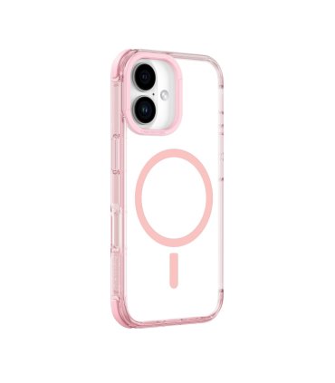 Etui silikonowe AMAZINGTHING Omni Mag Case do iPhone 16 - Ciemnoróżowe