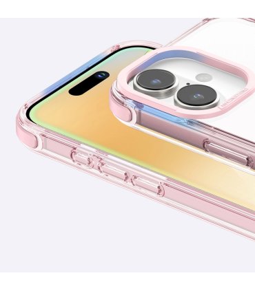 Etui silikonowe AMAZINGTHING Omni Mag Case do iPhone 16 - Ciemnoróżowe