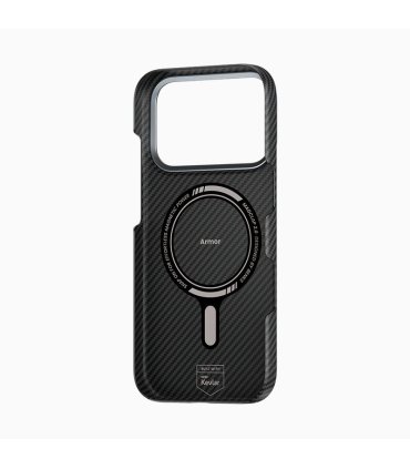 Benks Etui Magnetic Armor Air Kevlar Metal Frame (0070) do iPhone 17 Pro Max - czarny