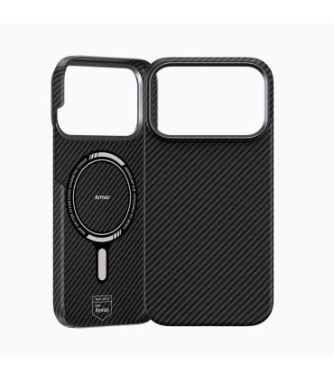 Benks Etui Magnetic Armor Air Kevlar Metal Frame (0070) do iPhone 17 Pro Max - czarny