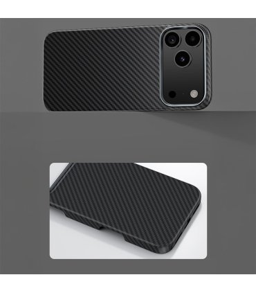 Benks Etui Magnetic Armor Air Kevlar Metal Frame (0070) do iPhone 17 Pro Max - czarny