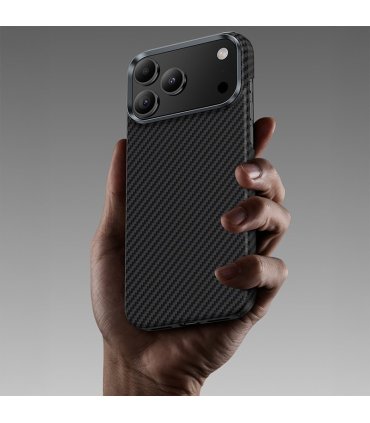 Benks Etui Magnetic Armor Air Kevlar Metal Frame (0070) do iPhone 17 Pro Max - czarny