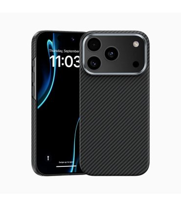 Benks Etui Magnetic Armor Air Kevlar Metal Frame (0070) do iPhone 17 Pro Max - czarny