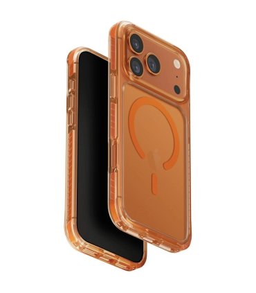 Etui UNIQ Combat Magclick do iPhone 17 Pro Max – pomarańczowe