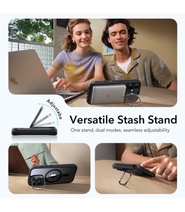 ESR Classic Hybrid Kickstand MagSafe iPhone 17 – czarny