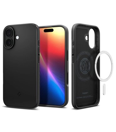 Spigen Thin Fit MagSafe do iPhone 17 – czarne