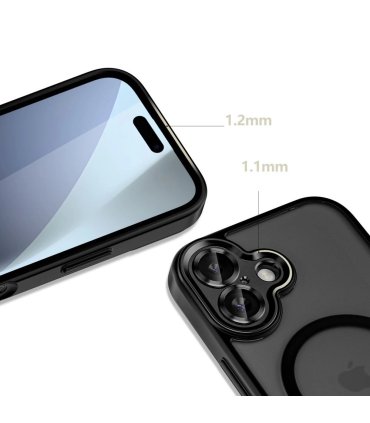 Etui Tech-Protect MagCam MagSafe do iPhone 17 – czarny mat
