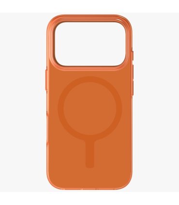 Etui UNIQ Clario Magclick Charging do iPhone 17 Pro – pomarańczowe