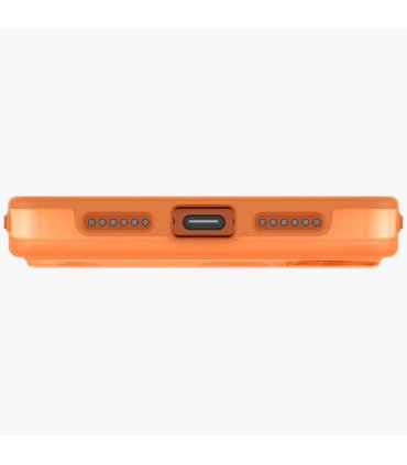 Etui UNIQ Clario Magclick Charging do iPhone 17 Pro – pomarańczowe