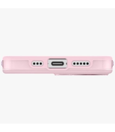 UNIQ Clario Magclick Charging – etui iPhone 17 (różowy)
