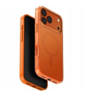 UNIQ Clario Magclick Charging – etui iPhone 17 Pro Max (pomarańczowy)