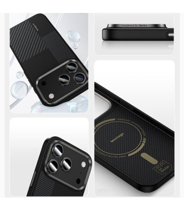 Benks Montage Magnetic Armor Pro Kevlar 600D+1500D – etui iPhone 17 Pro Max (czarny)