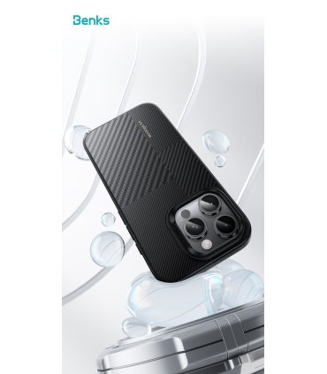 Benks Montage Magnetic Armor Pro Kevlar 600D+1500D – etui iPhone 16 Pro (czarny)