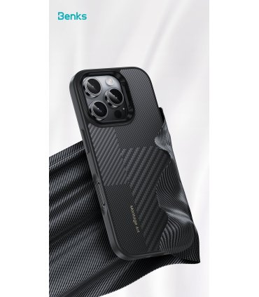Benks Montage Magnetic Armor Pro Kevlar 600D+1500D – etui iPhone 16 Pro (czarny)