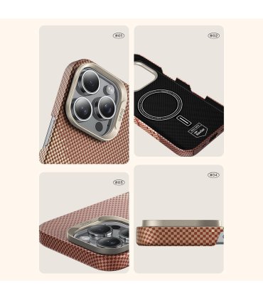 Benks Magnetic Golden Tide Kevlar 600D – etui iPhone 16 Pro (czarny)