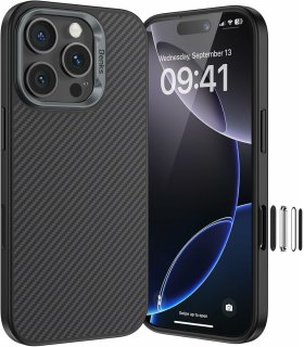 Benks Magnetic Armor Pro Kevlar 600D – etui iPhone 16 Pro (czarny)