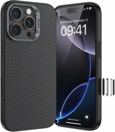 Benks Magnetic Armor Pro Kevlar 600D – etui iPhone 16 Pro (czarny)