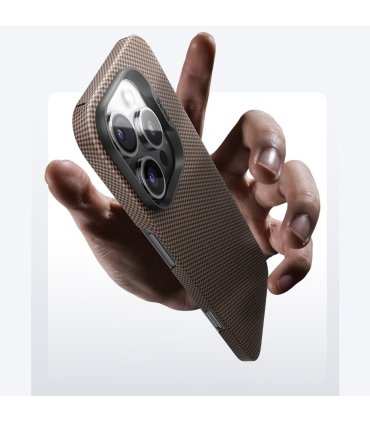 Benks Magnetic Armor Tint Kevlar 1000D – etui iPhone 16 Pro (złoty)