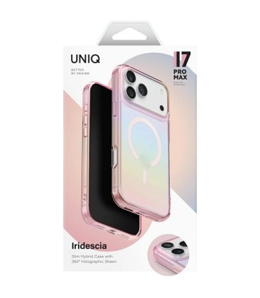 Etui UNIQ Iridescia do iPhone 17 Pro Max z Magclick Charging
