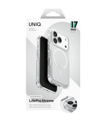 Etui UNIQ LifePro Xtreme do iPhone 17 Pro Max Magclick brokatowe