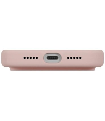 Etui UNIQ Lino do iPhone 17 Pro z Magclick Charging różowe