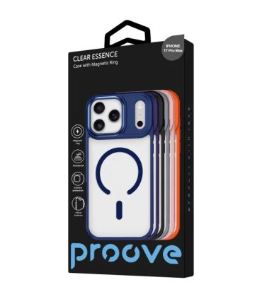 Etui Proove Clear Essence do iPhone 17 Pro z pierścieniem magnetycznym