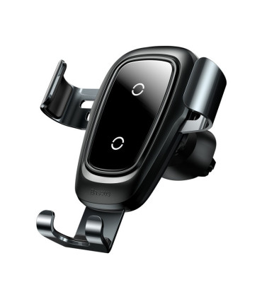 Baseus WXYL-B0A Czarny Bezprzewodowy Ładowarka do Kratki Nawiewu