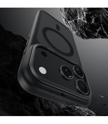 Etui Benks Magnetic Mist Metal Frame do iPhone 17 Pro czarne