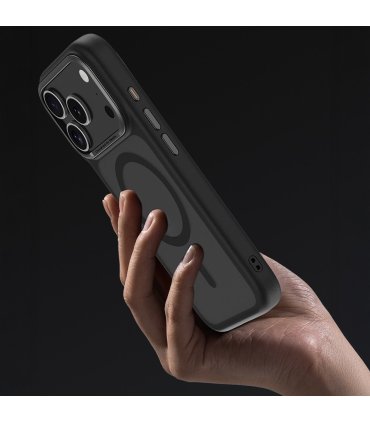 Etui Benks Magnetic Mist Metal Frame do iPhone 17 Pro czarne