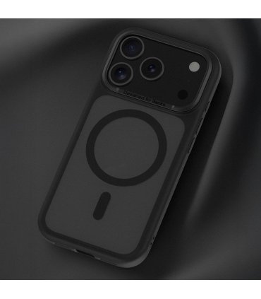 Etui Benks Magnetic Mist Metal Frame do iPhone 17 Pro czarne