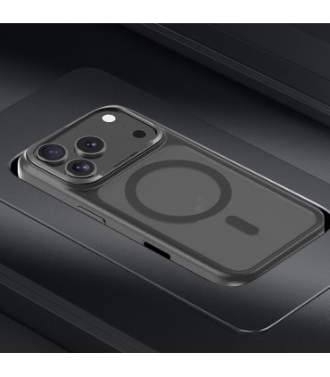 Etui Benks Magnetic Mist Metal Frame do iPhone 17 Pro czarne