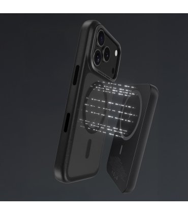 Etui Benks Magnetic Mist Metal Frame do iPhone 17 Pro czarne