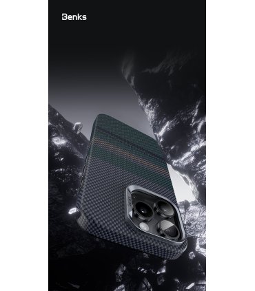 Etui Benks Magnetic Armor Pro Aurora Kevlar 600D do iPhone 16 Pro Max