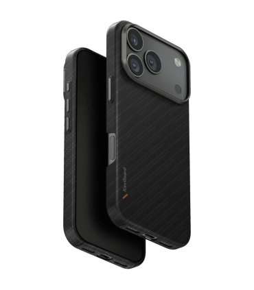 Etui UNIQ Keva EDGE do iPhone 17 Pro z Magclick Charging czarne