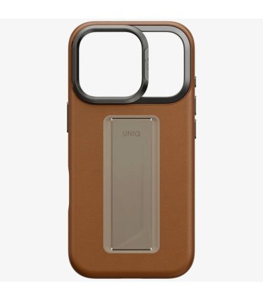 Etui UNIQ Heldro Pro do iPhone 17 Pro z Magclick Charging brązowe