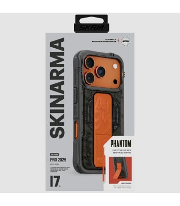 Etui Skinarma Phantom do iPhone 17 Pro Magnetic Charging oliwkowe