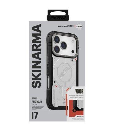 Etui Skinarma Vigor MagSafe do iPhone 17 Pro jasnoszare