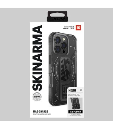 Etui Skinarma Helio do iPhone 16 Pro Magnetic Charging czarne