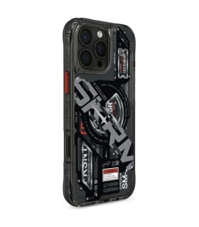 Etui Skinarma Ekho do iPhone 16 Pro Max Magnetic Charging czarne