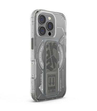 Etui Skinarma Helio do iPhone 16 Pro Max Magnetic Charging titanium