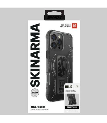Etui Skinarma Helio do iPhone 16 Pro Max Magnetic Charging czarne