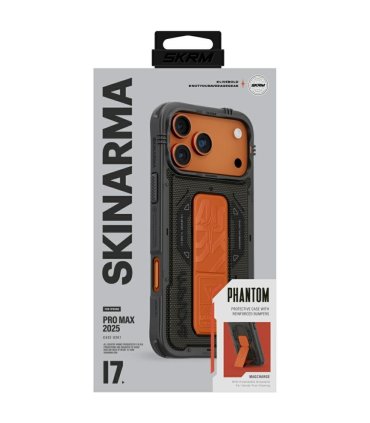 Etui Skinarma Phantom do iPhone 17 Pro Max Magnetic Charging oliwkowe